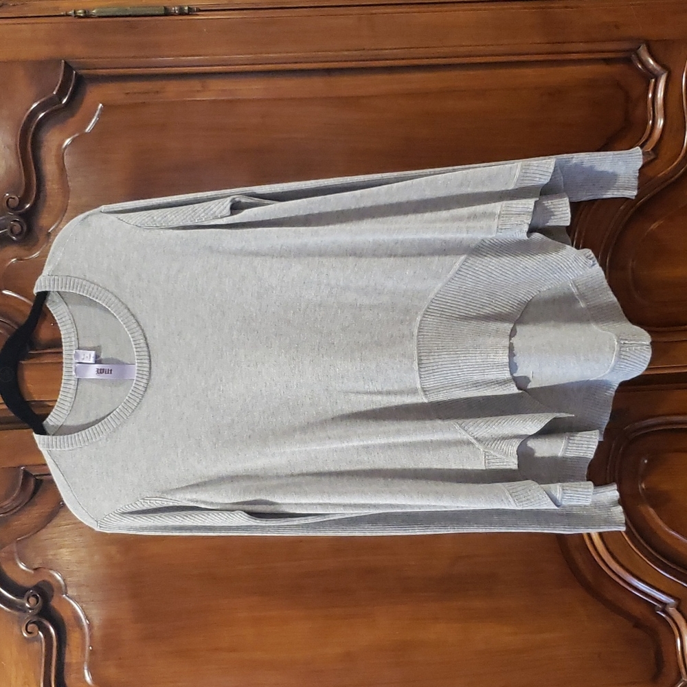 Gray Wilt High-Low Hem Sweater